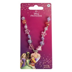 Collier de perles en forme de cœur de princesse Disney