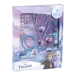 Coffret de bijoux et accessoires pour cheveux Disney Frozen Glam 30 pièces