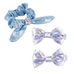 Disney Frozen hair clip, bow set