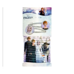 Ensemble de pinces à cheveux et d'élastiques à cheveux Disney Frozen Snow Friends, 14 pièces