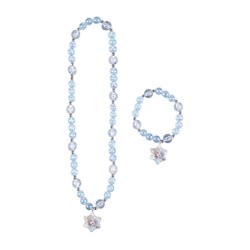 Disney Frozen Snowflake beaded necklace and bracelet set