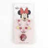 Collier de perles à fleurs Disney Minnie