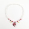 Collier de perles à fleurs Disney Minnie