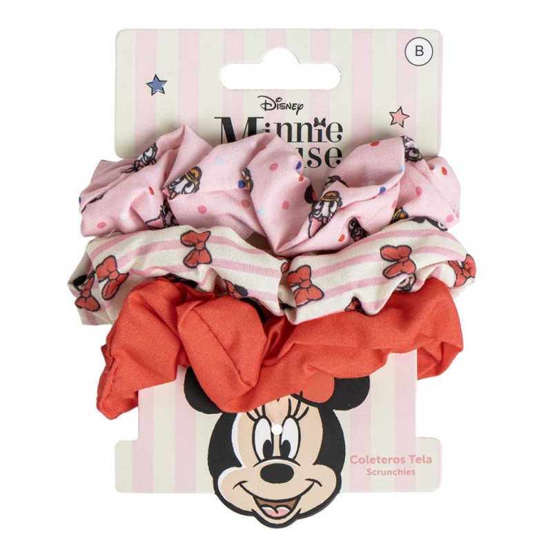 Ensemble d'élastiques à cheveux Disney Minnie 3 pièces.