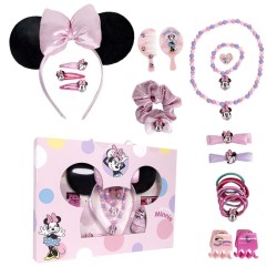 Coffret de bijoux et d'accessoires pour cheveux Disney Minnie Makeover