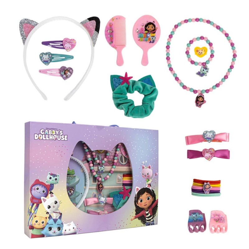 Ensemble de bijoux et d'accessoires pour cheveux Cat-tastic de Gabby's Dollhouse