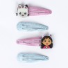 Gabby's Dollhouse hairclip set 4 pcs