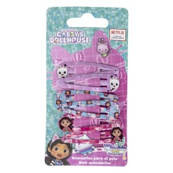 Gabby's Dollhouse 6-piece hair clip set