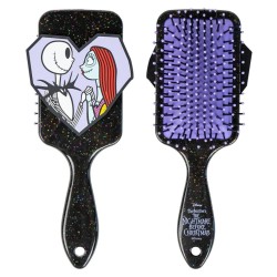 Brosse à cheveux 3D en forme de cœur de L'Étrange Noël de Monsieur Jack 23,5 cm