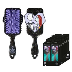 Brosse à cheveux 3D en forme de cœur de L'Étrange Noël de Monsieur Jack 23,5 cm