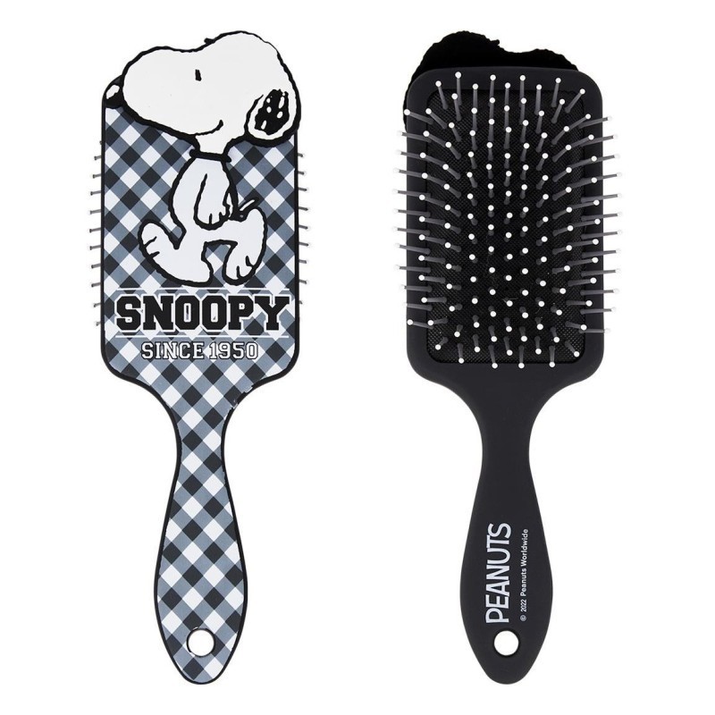 Brosse à cheveux Snoopy Plaid 3D 22 cm