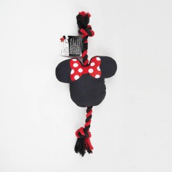 Jouet couineur en peluche et corde pour chien Disney Minnie