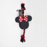 Disney Minnie  squeaky plush and rope dog toy