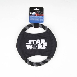 Star Wars squeaky frisbee and rope dog toy