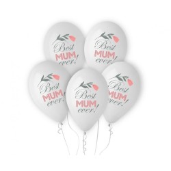 Ballon « Mother Best Mum Ever », 5 pièces 12 pouces (30 cm)