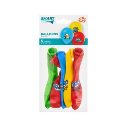 Car Smile balloon, 5 pack 12 inch (30 cm)