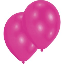 Colour Metallic Magenta Crimson Balloon, 10 pcs 11 inch (27.5 cm)