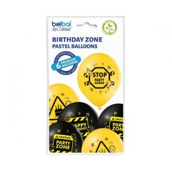 Ballon d'anniversaire Zone d'anniversaire, 6 pièces 12 pouces (30 cm)