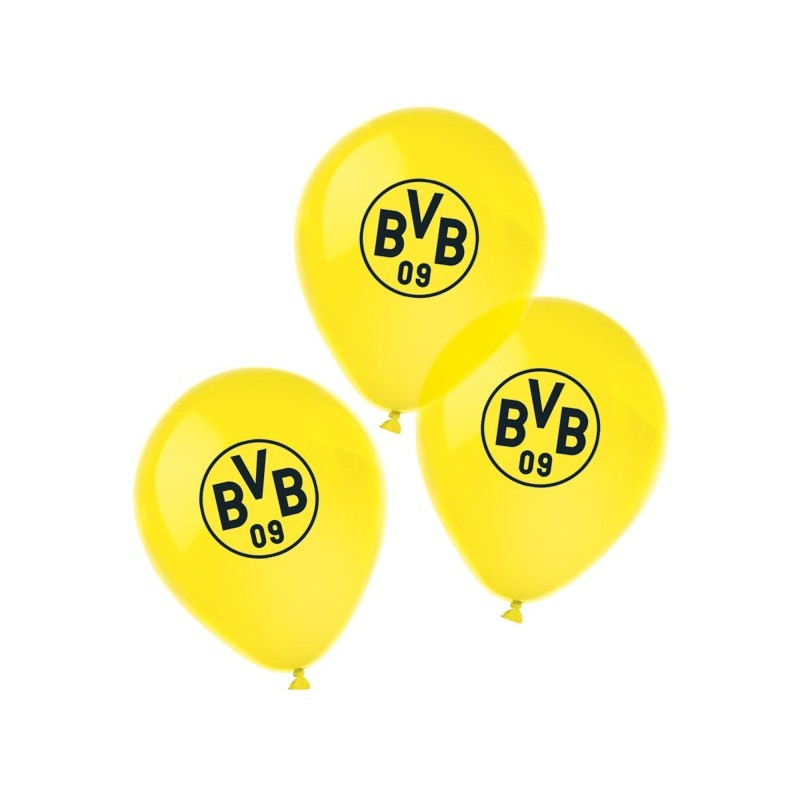 Borussia Dortmund  Yellow balloon, 6-pack 11 inch (27.5 cm)