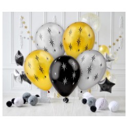 Star Shiny ok balloon, pack of 5 balloons 12 inch (30 cm)