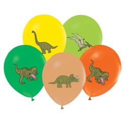 Ballon Dinosaure, 5 pièces 12 pouces (30 cm)