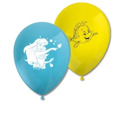 Ballons Disney Princess Ariel Curious, 8 pièces