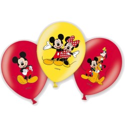 Disney Mickey  Friends balloon, 6 pcs 11 inch (27.5cm)