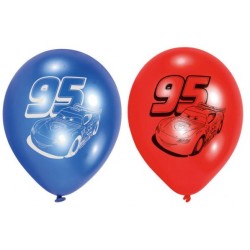 Disney Cars 95 balloon, 6-piece set 9 inch (22.8 cm)