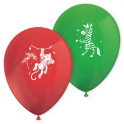 Jungle Balloons balloon, 8 pcs