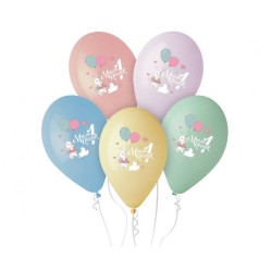 Happy Birthday Mam juz roczek First Birthday Balloon, 5 pcs 13 inch (33cm)