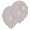 Ballon argenté métallisé de couleur argent, 10 pièces 11 pouces (27,5 cm)