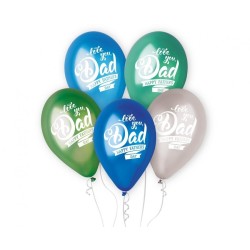 Ballon Fête des Pères, 5 pièces 13 pouces (33 cm)