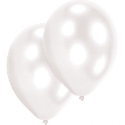 Colour White White balloon, 10 pcs 11 inch (27.5 cm)