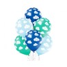 Baby Fluffy Clouds Boy, Balloon set, 6 pcs, 12 inch (30 cm)