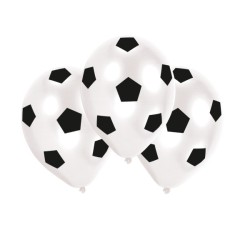 Football Kick It balloon, 6-piece balloon 11 inch (27.5 cm)