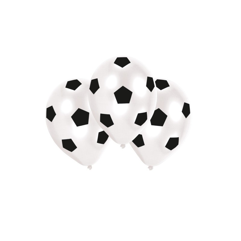 Football Kick It balloon, 6-piece balloon 11 inch (27.5 cm)