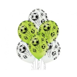 Football Football, balloon 6 pcs 12 inch (30 cm)