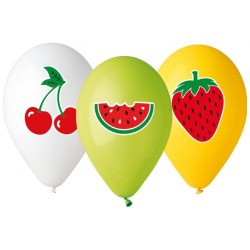 Fruits Fruits, Ballon de fruits, 5 pièces 13 pouces (33 cm)