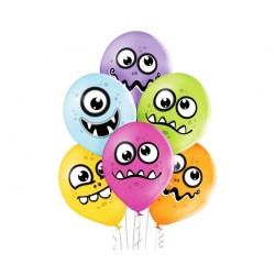 Gremlins Funny Monsters, balloon, 6 pcs 12 inches (30 cm)