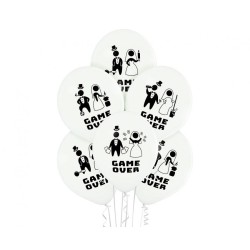 Wedding Game Over balloon, 6 pieces 12 inch (30 cm)