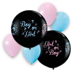 Baby Gender reveal, Boy or Girl balloon, balloon set