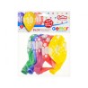 Happy Birthday Star Happy Birthday 10 balloons, pack of 5 balloons 13 inch (33 cm)