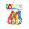 Happy Birthday Star Happy Birthday 5 Hanging Balloons, Pack of 5 Balloons, 12 inch (30 cm)