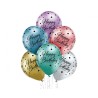 Happy Birthday Happy Birthday Glossy Balloon, 6 pcs 12 inch (30cm)