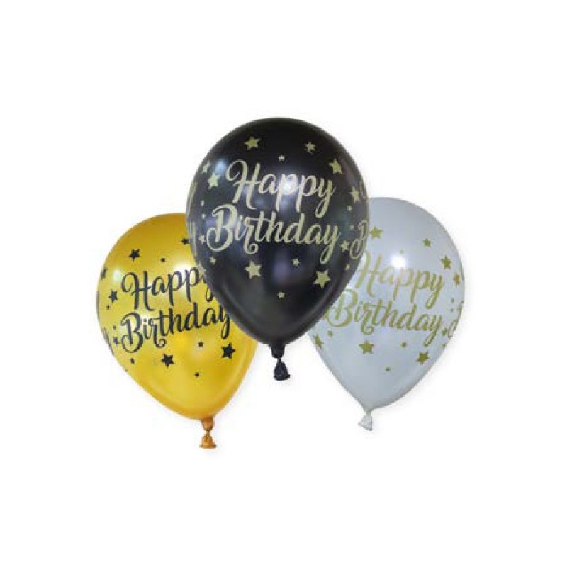 Happy Birthday Happy Birthday balloon, 6 pcs