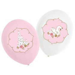 Princess Swan balloon, 6 pcs 11 inch (27.5cm)