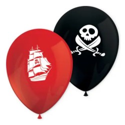 Pirate Island balloon, 8 pcs