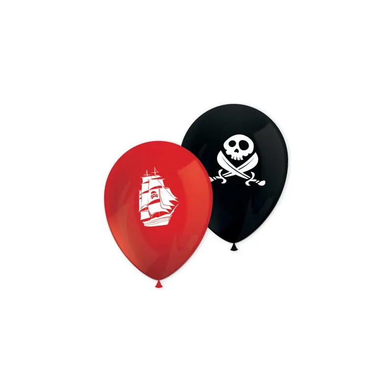 Ballon Île aux pirates, 8 pièces