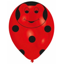 Ladybug Beetles balloon, 6 pcs 11 inch (27.5cm)