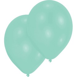 Ballon bleu nacré de couleur bleue, 50 pièces de 11 pouces (27,5 cm)